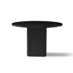 Kate 4 Seater Black Column Dining Table - Furniture > Dining