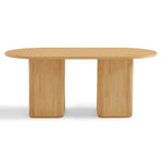 Kate 6 Seater Column Dining Table in Natural - Furniture > Dining