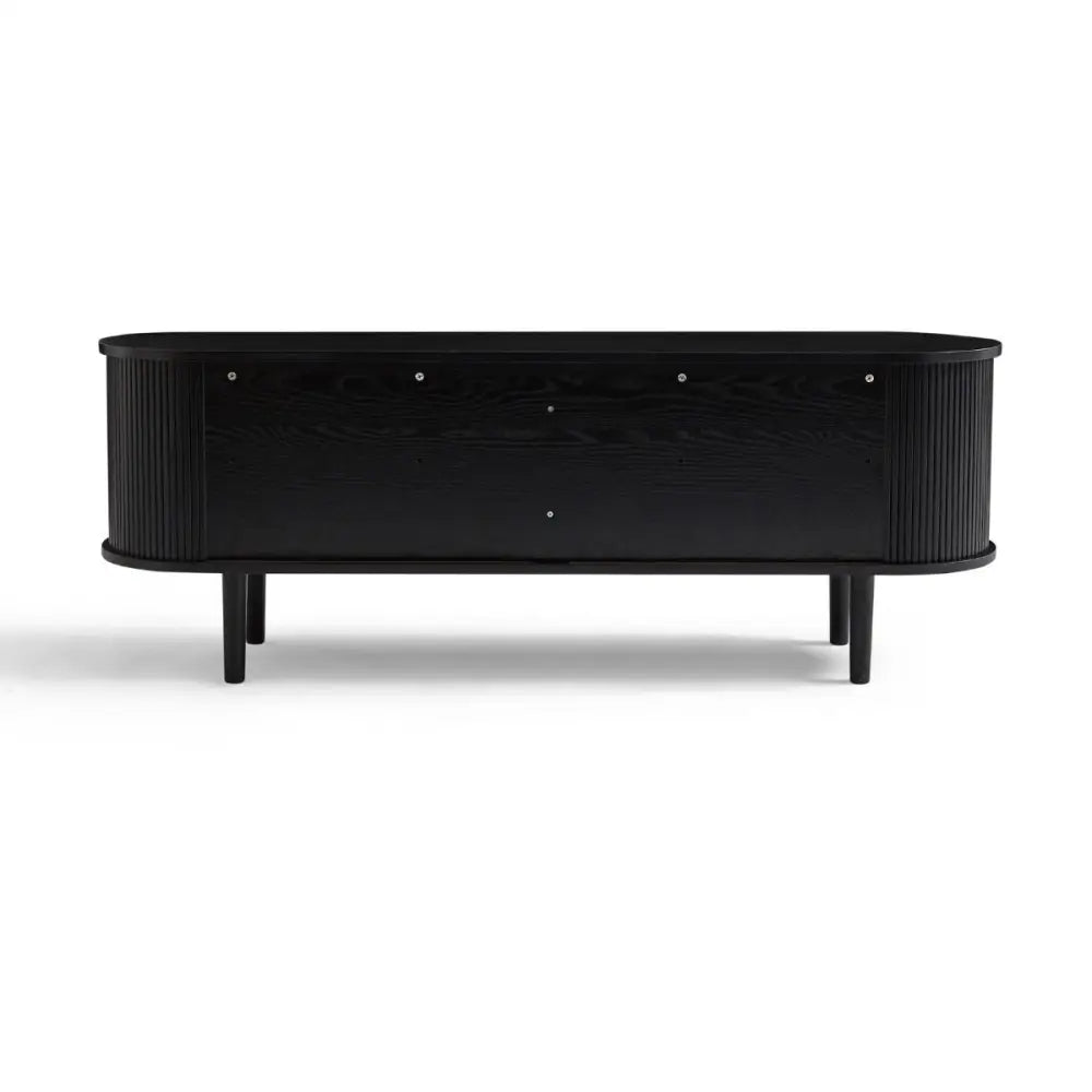 Kate Black Column TV Stand 160cm - Furniture > Living Room