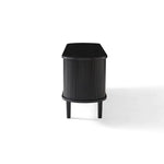 Kate Black Column TV Stand 160cm - Furniture > Living Room