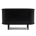 Kate Black Column Wooden Sideboard Table - Furniture > Living Room