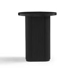 Kate Black Round Column Side Table - Furniture > Living Room