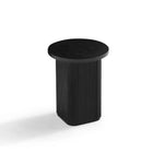 Kate Black Round Column Side Table - Furniture > Living Room