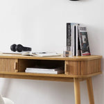 Kate Column Desk in Natural - Furniture > Office