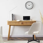 Kate Column Desk in Natural - Furniture > Office
