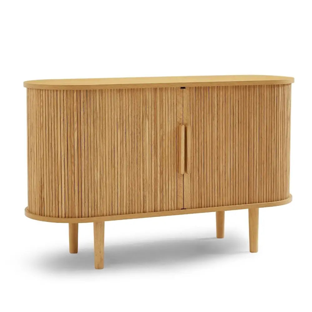 Kate Column Wooden Sideboard Table in Natural - Furniture > Living Room