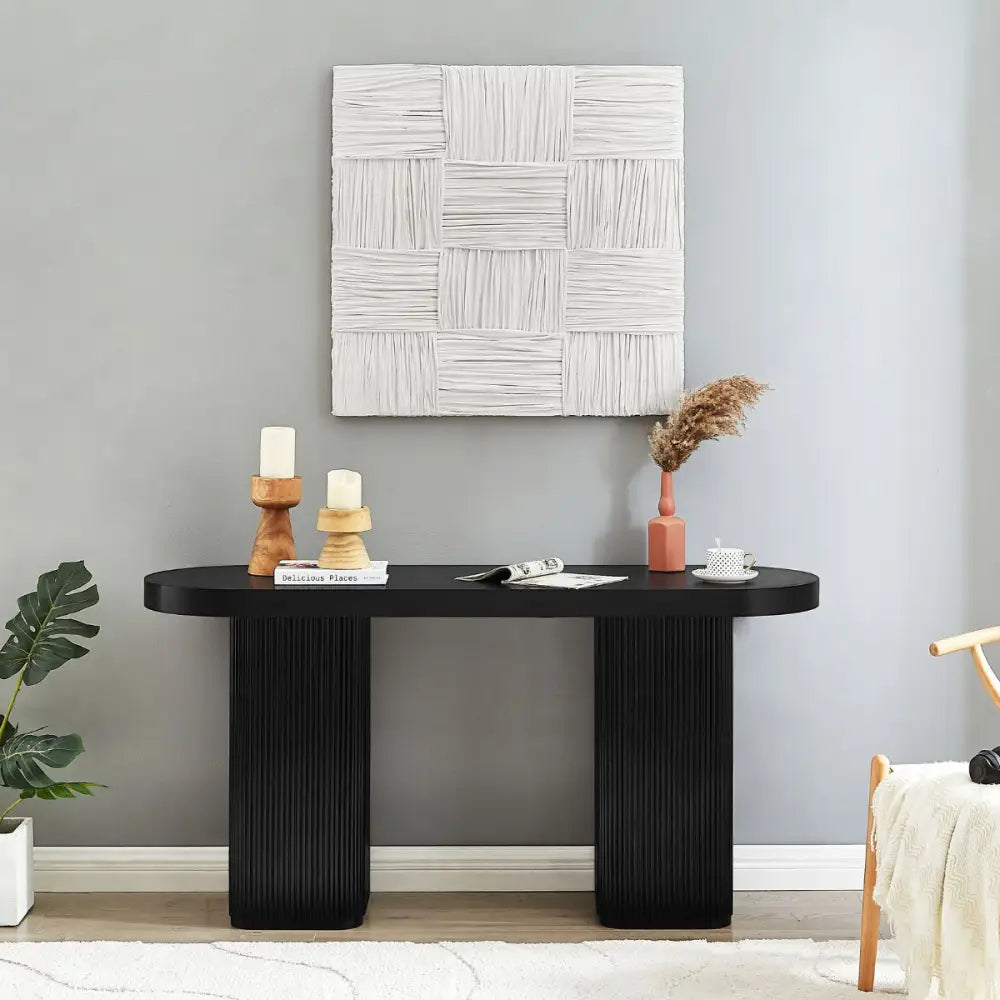 Kate Console Table - Black - Furniture > Living Room