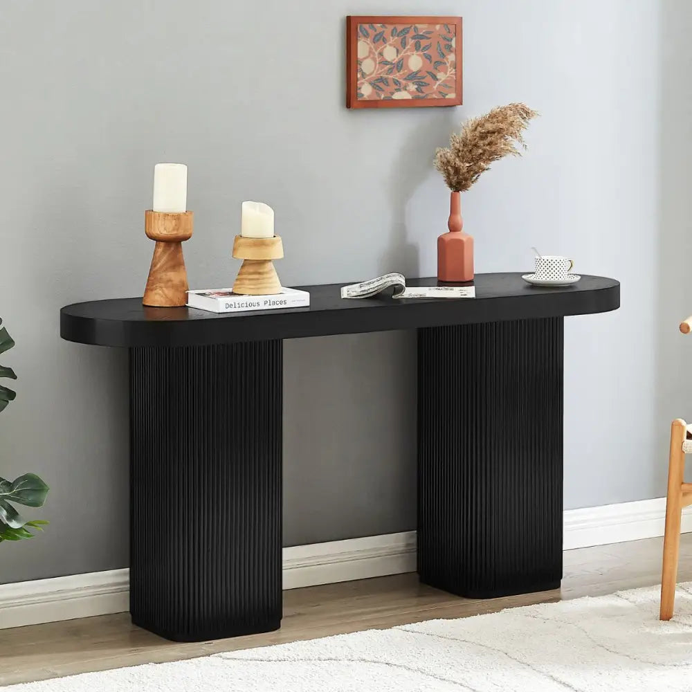 Kate Console Table - Black - Furniture > Living Room