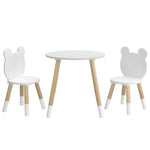 Keezi 3 Piece Kids Table and Chairs Set Activity Playing Study Children Desk - Baby & Kids > Kid’s Furniture
