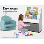 Keezi 3 Tiers Kids Bookshelf Magazine Rack Children Bookcase Organiser Storage - Baby & Kids > Kid’s Furniture