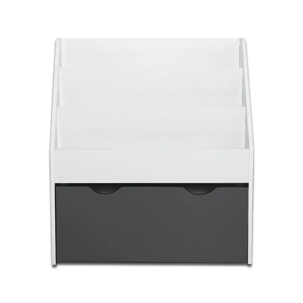 Keezi 3 Tiers Kids Bookshelf Magazine Rack Children Bookcase Organiser Storage - Baby & Kids > Kid’s Furniture