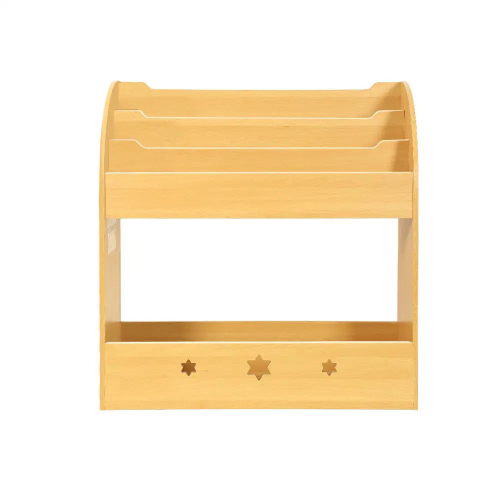 Keezi 3 Tiers Kids Bookshelf Magazine Shelf Organiser Bookcase Display - Baby & Kids > Kid’s Furniture