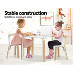 Keezi 3PCS Kids Table and Chairs Set Activity Toy Play Desk - Baby & Kids > Kid’s Furniture