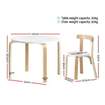 Keezi 3PCS Kids Table and Chairs Set Activity Toy Play Desk - Baby & Kids > Kid’s Furniture