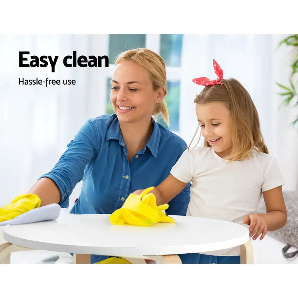 Keezi 3PCS Kids Table and Chairs Set Activity Toy Play Desk - Baby & Kids > Kid’s Furniture