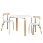 Keezi 3PCS Kids Table and Chairs Set Activity Toy Play Desk - Baby & Kids > Kid’s Furniture