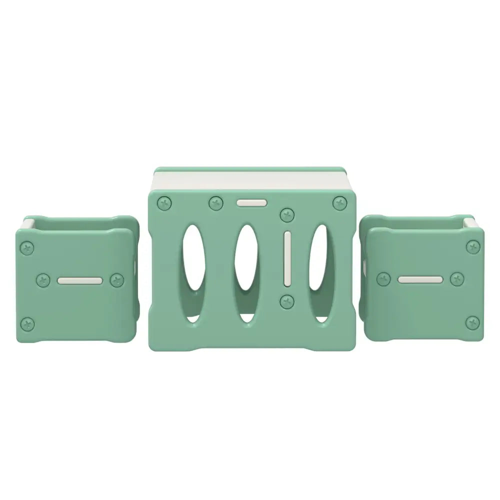 Keezi 3PCS Kids Table and Chairs Set HDPE - Baby & Kids > Kid’s Furniture