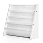 Keezi 4 Tiers Kids Bookshelf Magazine Shelf Children Bookcase Rack Organiser - Baby & Kids > Kid’s Furniture