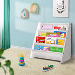Keezi 4 Tiers Kids Bookshelf Magazine Shelf Children Bookcase Rack Organiser - Baby & Kids > Kid’s Furniture