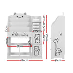 Keezi 4 Tiers Kids Bookshelf Storage Children Bookcase Toy Organiser Display - Baby & Kids > Kid’s Furniture