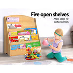 Keezi 5 Tiers Kids Bookshelf Magazine Shelf Organiser Bookcase Display Rack - Baby & Kids > Kid’s Furniture