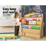 Keezi 5 Tiers Kids Bookshelf Magazine Shelf Organiser Bookcase Display Rack - Baby & Kids > Kid’s Furniture