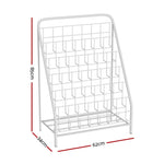 Keezi 6 Tiers Kids Bookshelf Magazine Rack Children Bookcase Organiser Foldable - Baby & Kids > Kid’s Furniture