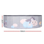 Keezi Kids Ball Pool Pit Toddler Ocean Play Foldable Child Playhouse Storage Bag - Home & Garden > Pool & Accessories