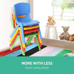 Keezi Kids Chairs Set Plastic Set of 4 Activity Study Chair 50KG - Baby & Kids > Kid’s Furniture