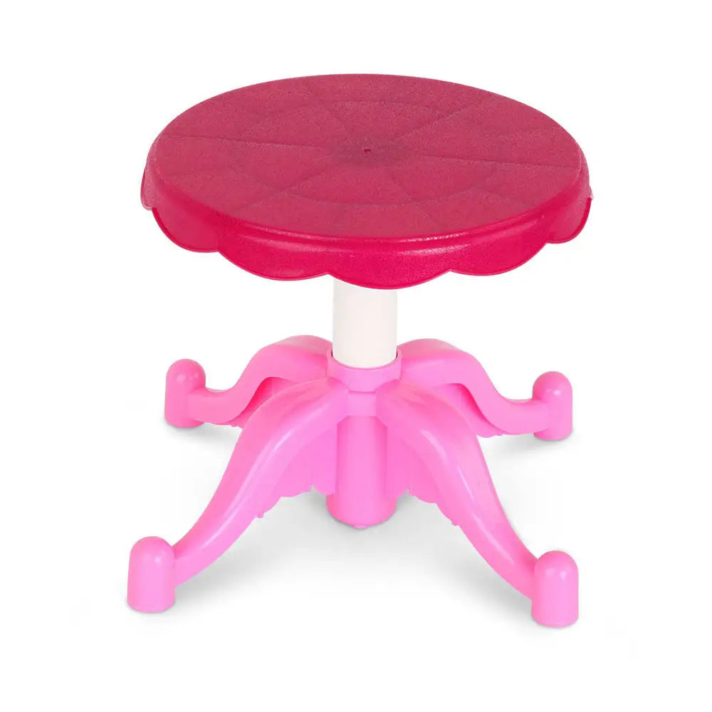 Keezi Kids Pretend Makeup Play Set Dressing Table Chair Girls Toys Children - Baby & Kids > Baby & Kid’s Toys >