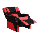 Keezi Kids Recliner Chair PU Leather Gaming Sofa Lounge Couch Children Armchair - Baby & Kids > Kid’s Furniture