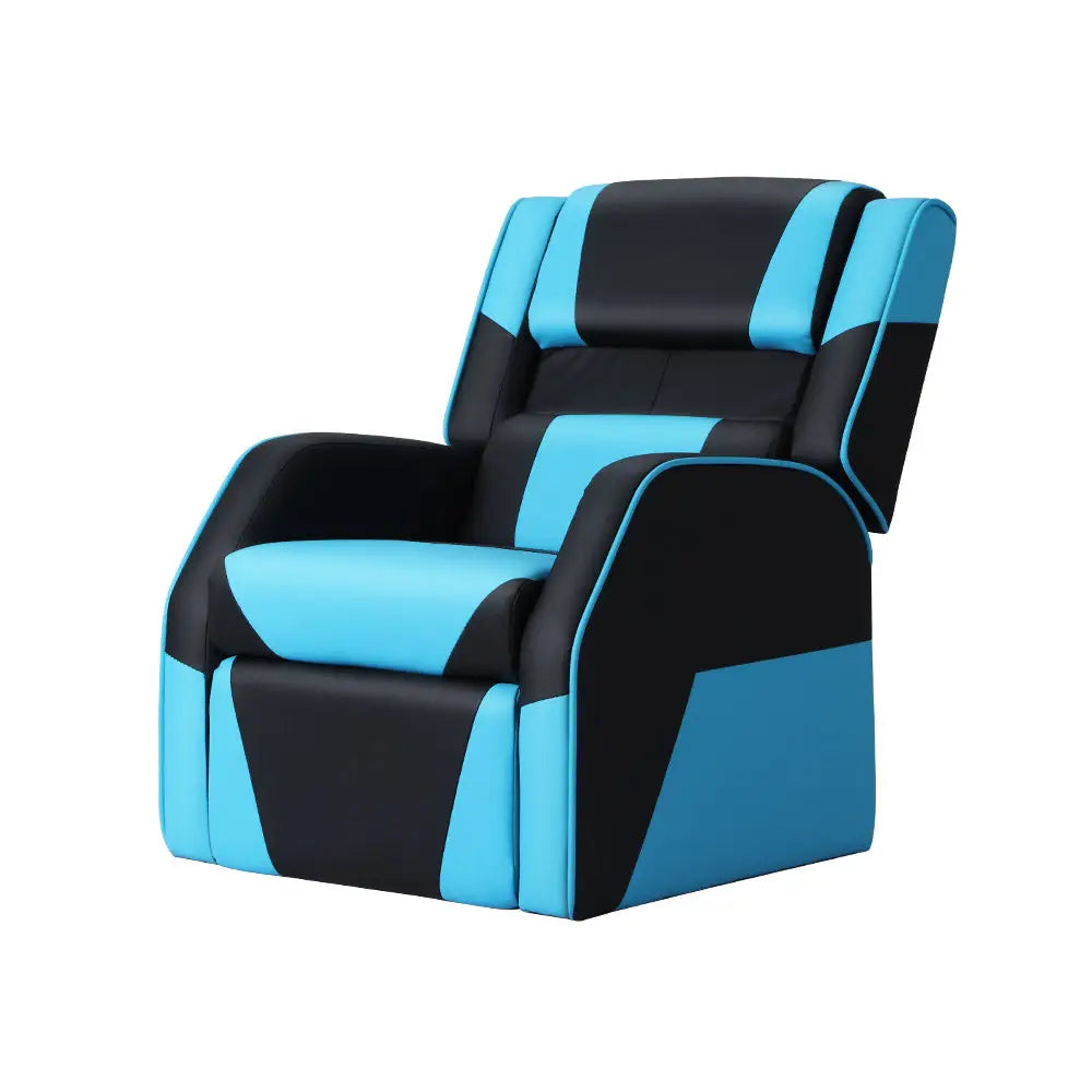 Keezi Kids Recliner Chair PU Leather Gaming Sofa Lounge Couch Children Armchair - Baby & Kids > Kid’s Furniture