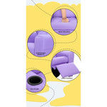 Keezi Kids Recliner Chair Purple PU Leather Sofa Lounge Couch Children Armchair - Baby & Kids > Kid’s Furniture