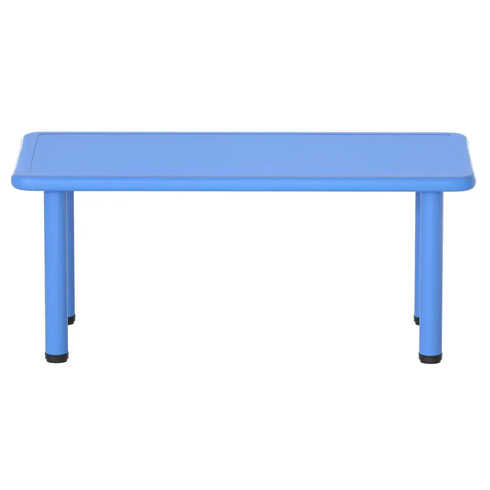 Keezi Kids Table Plastic Square Activity Study Desk 60X120CM - Baby & Kids > Kid’s Furniture