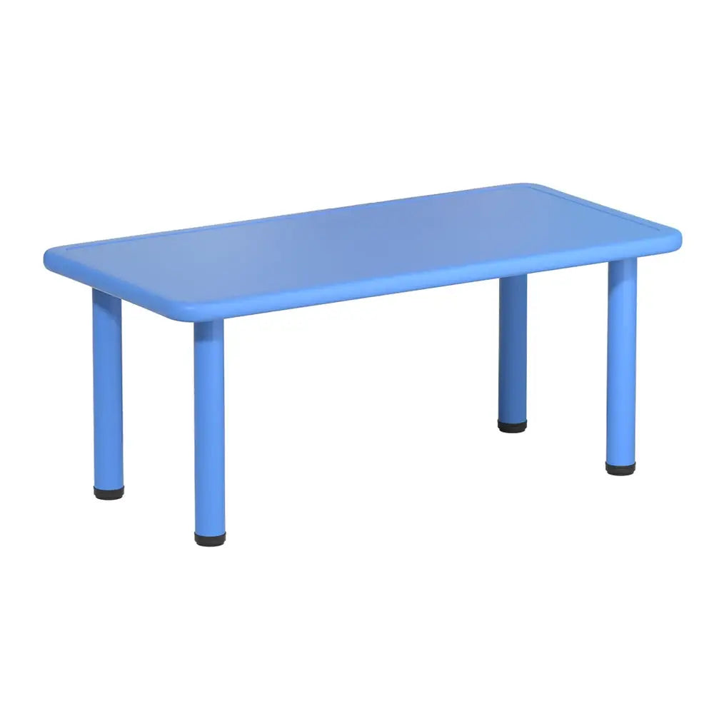 Keezi Kids Table Plastic Square Activity Study Desk 60X120CM - Baby & Kids > Kid’s Furniture