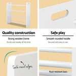 Keezi Kids Toy Box 12 Bins Bookshelf Organiser Children Storage Rack - Baby & Kids > Kid’s Furniture