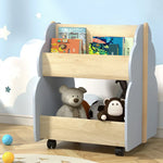 Keezi Kids Toy Box Bookshelf Storage Bookcase Organiser Display Shelf - Baby & Kids > Kid’s Furniture