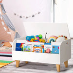 Keezi Kids Toy Box Chest Bookshelf Storage Children Bookcase Organiser Display - Baby & Kids > Kid’s Furniture