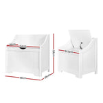 Keezi Kids Toy Box Chest Children Storage Clothes Toys Organiser Square - Baby & Kids > Kid’s Furniture