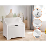 Keezi Kids Toy Box Chest Children Storage Clothes Toys Organiser Square - Baby & Kids > Kid’s Furniture