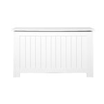 Keezi Kids Toy Box Chest Storage Blanket Children Clothes Room Organiser White - Baby & Kids > Kid’s Furniture