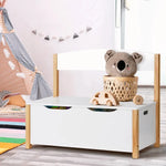 Keezi Kids Toy Box Chest Storage Blanket Children Organiser Seating Bench - Baby & Kids > Kid’s Furniture