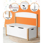 Keezi Kids Toy Box Chest Storage Blanket Children Organiser Seating Bench - Baby & Kids > Kid’s Furniture