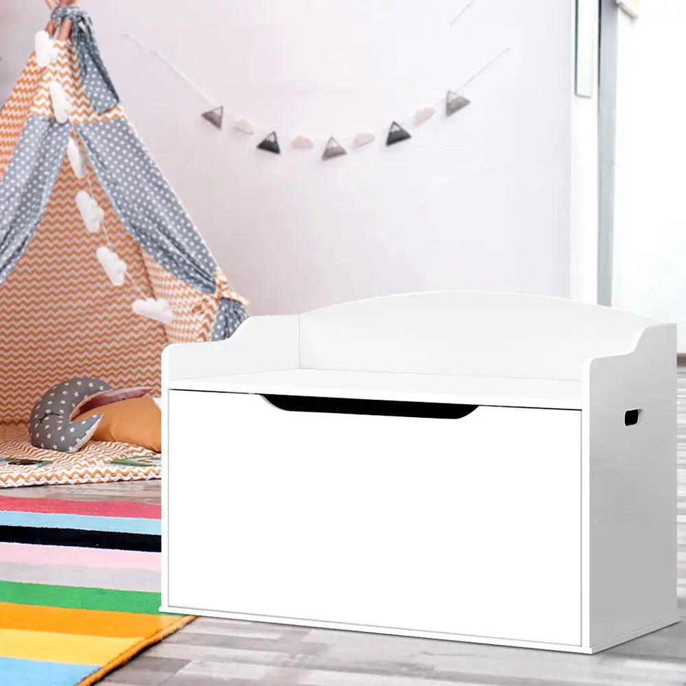 Keezi Kids Toy Box Chest Storage Children Clothes Container Organiser - Baby & Kids > Kid’s Furniture