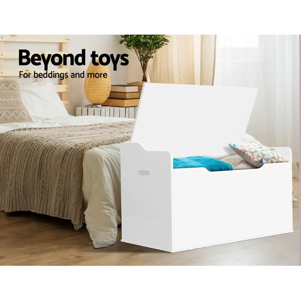 Keezi Kids Toy Box Chest Storage Children Clothes Container Organiser - Baby & Kids > Kid’s Furniture