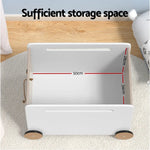 Keezi Kids Toy Box Container Children Chest Storage Clothes Organiser Wheels - Home & Garden > Storage