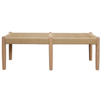 Kelly Loom Oak Bench (Natural) - Furniture > Bar Stools & Chairs > Table & Bar Stools