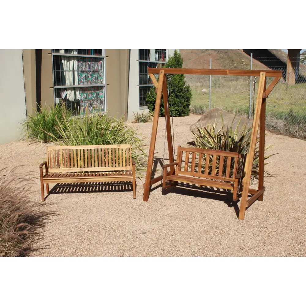 Kid Outdoor Hardwood Garden Swing - Baby & Kids > Kid’s Furniture