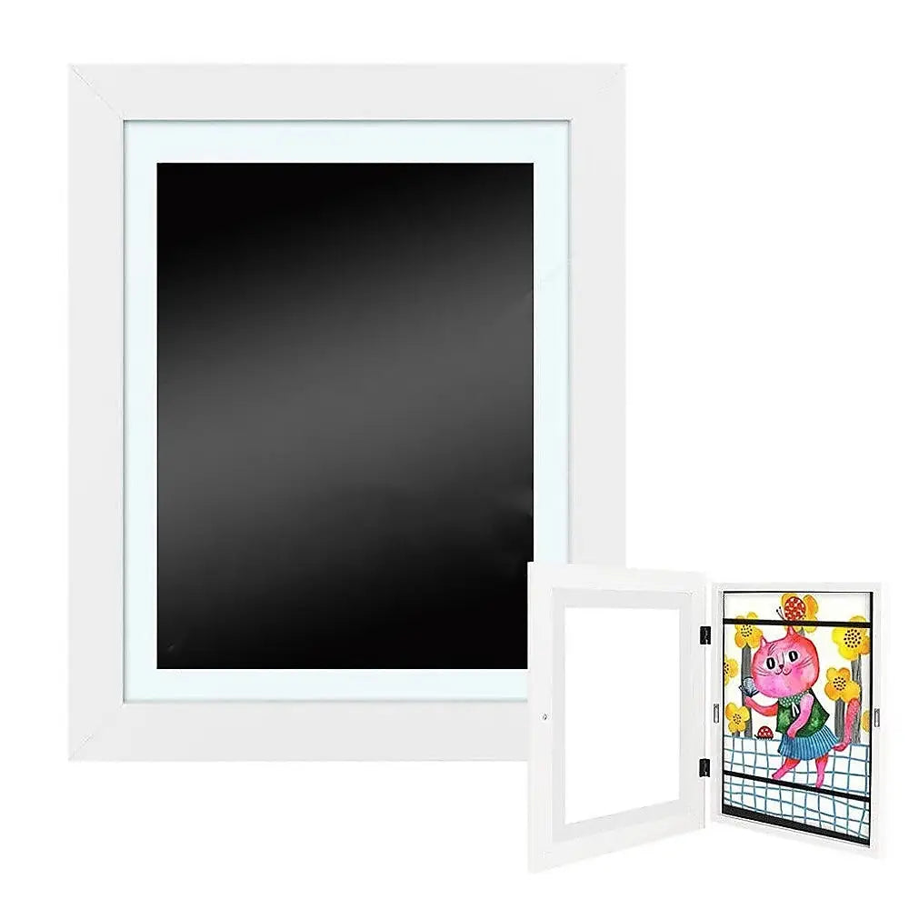 Kids Art Wood Frame Children Art Projects Display Hold 150 Pictures - Home & Garden > Decor