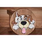 Kids furniture Wooden Stool Puppy Dog Chair Toddlers Step Sitting - Baby & Kids > Kid’s Furniture